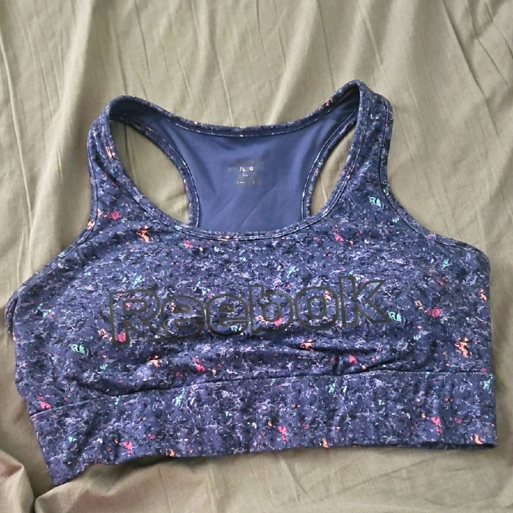 XXL‎ Reebok Blue Sports Bra